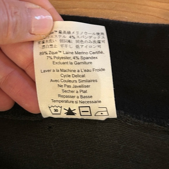 IBEX Medium Women’s Wool Black A Line Izzy Skirt Winter Warm Pockets Cabincore - Picture 4 of 10